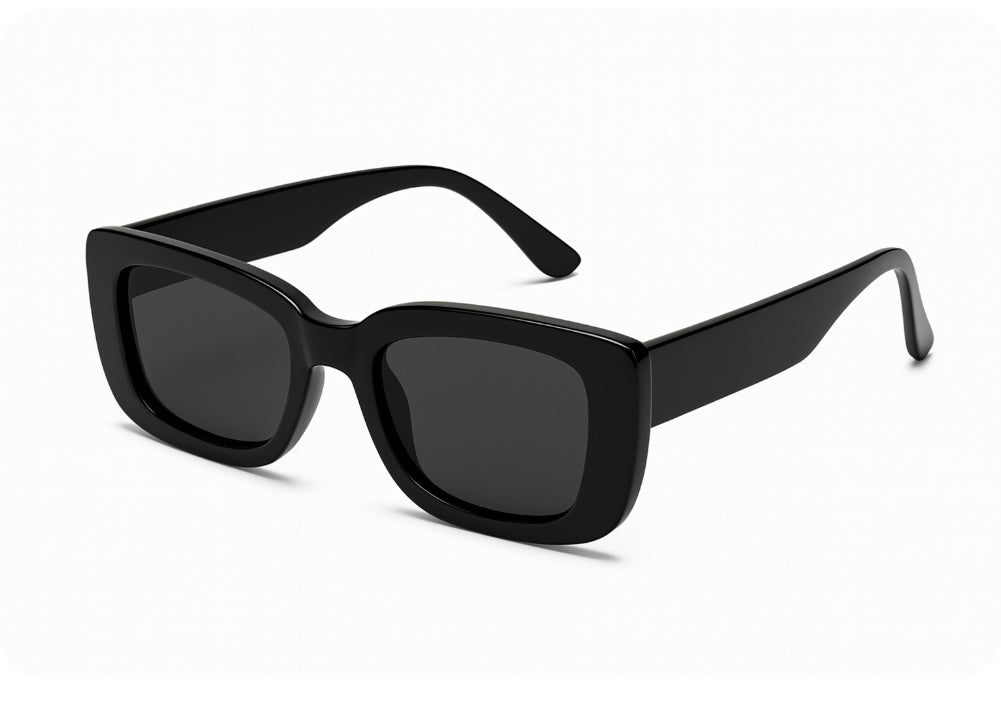 Sonnenbrille „Soft Square Black“