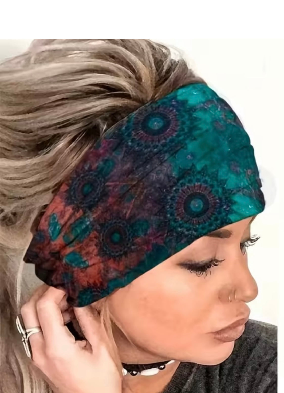 Multifunktionales Stirnband – Mandala Design