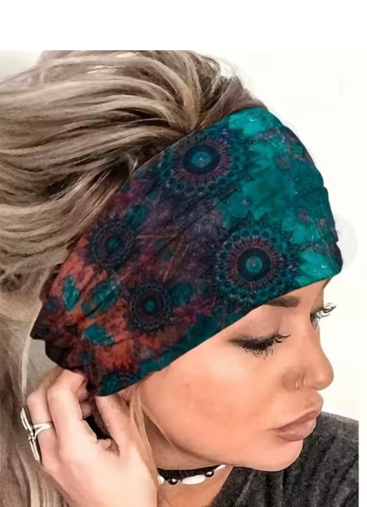 Multifunktionales Stirnband – Mandala Design