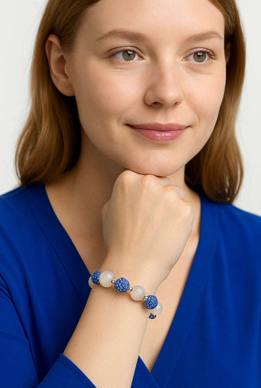 Handgefertigtes Armband „Marina Perla“ – Eleganz fürs Handgelenk