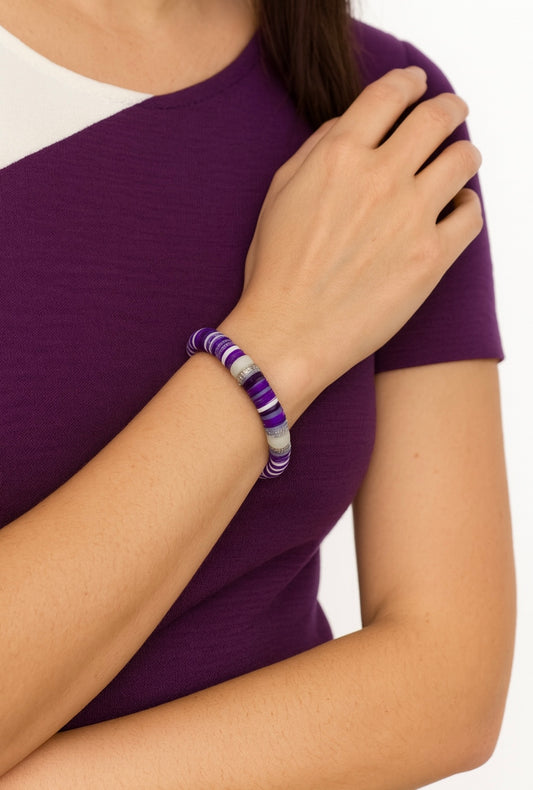 Handgefertigtes Armband „Viola“ – Limitierte Edition