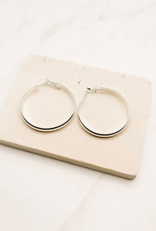 Klassische Creolen – 925 Sterling Silber