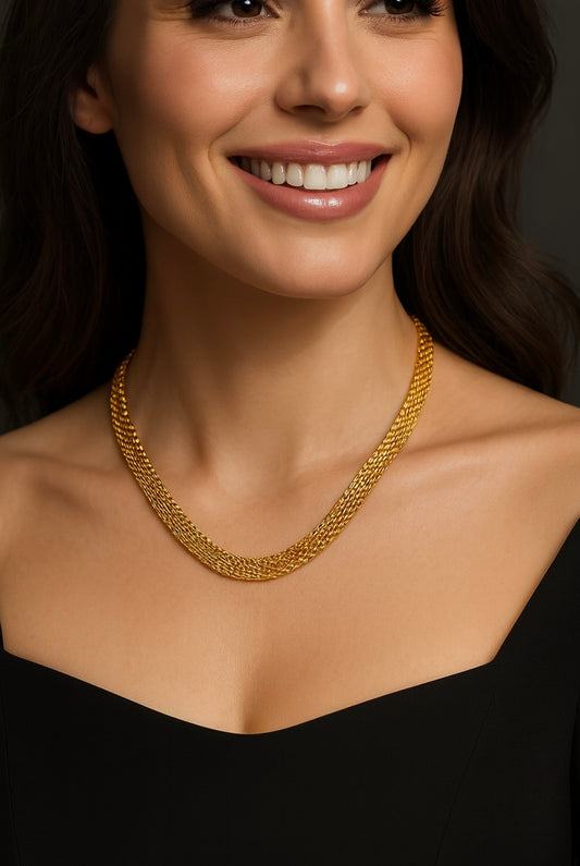 Fleur d’Estime – Statement Halskette „Bold Elegance“