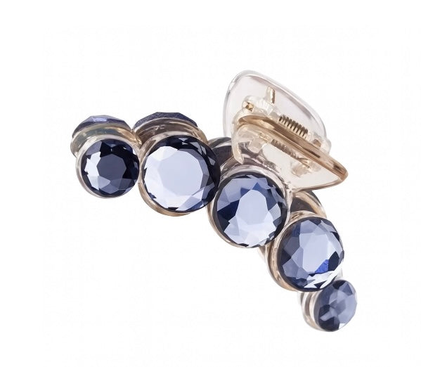Haarspange „Crystal Blue“ (7 cm)