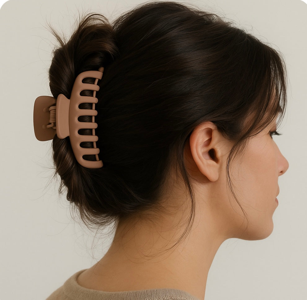 Haarspange „Soft Camel“ (Groß)