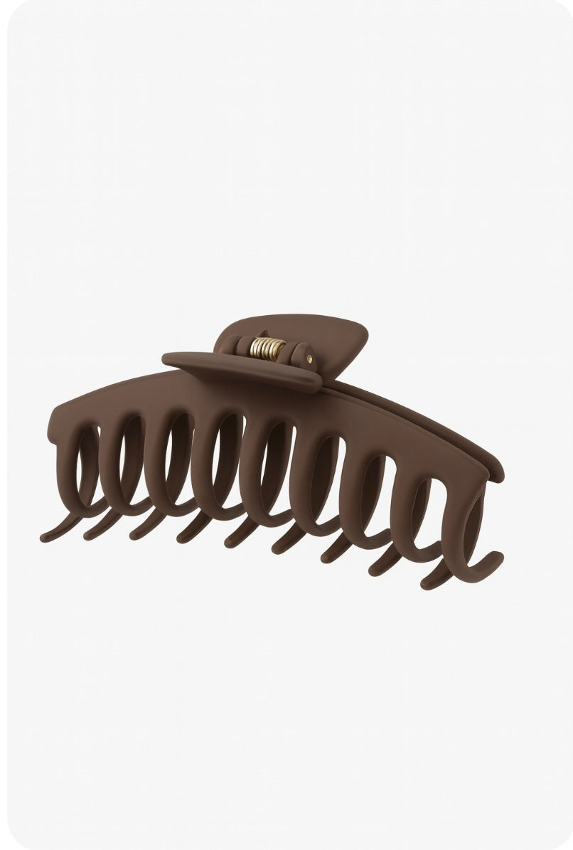 Haarspange „Glossy Chocolate“ (Groß)