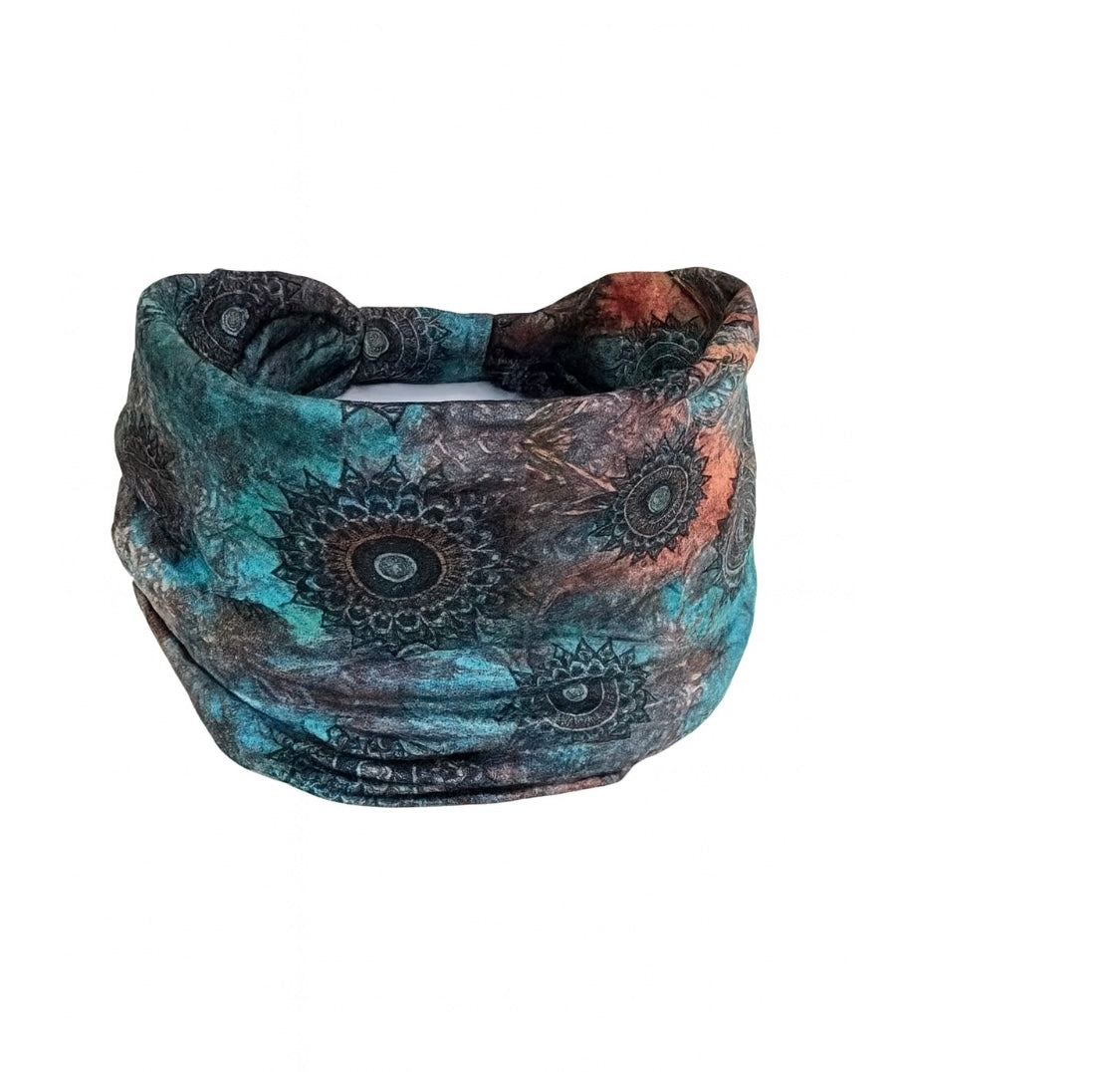 Multifunktionales Stirnband – Mandala Design