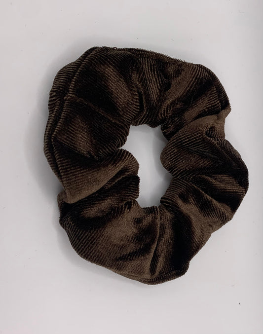 Samt-Haargummi – Dunkelbraun