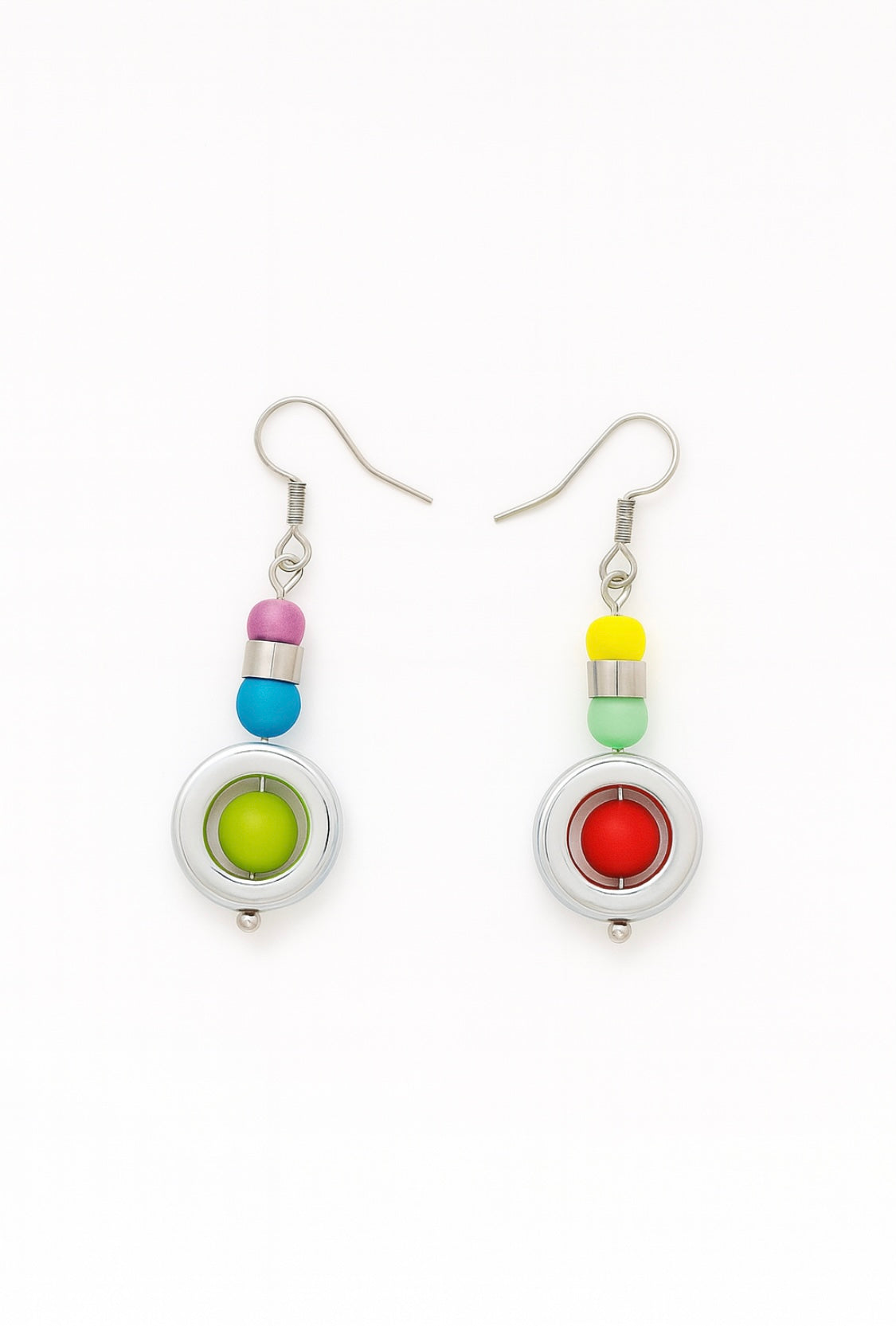 Handgefertigte Ohrringe „Colora“ – Farbenfrohes Statement