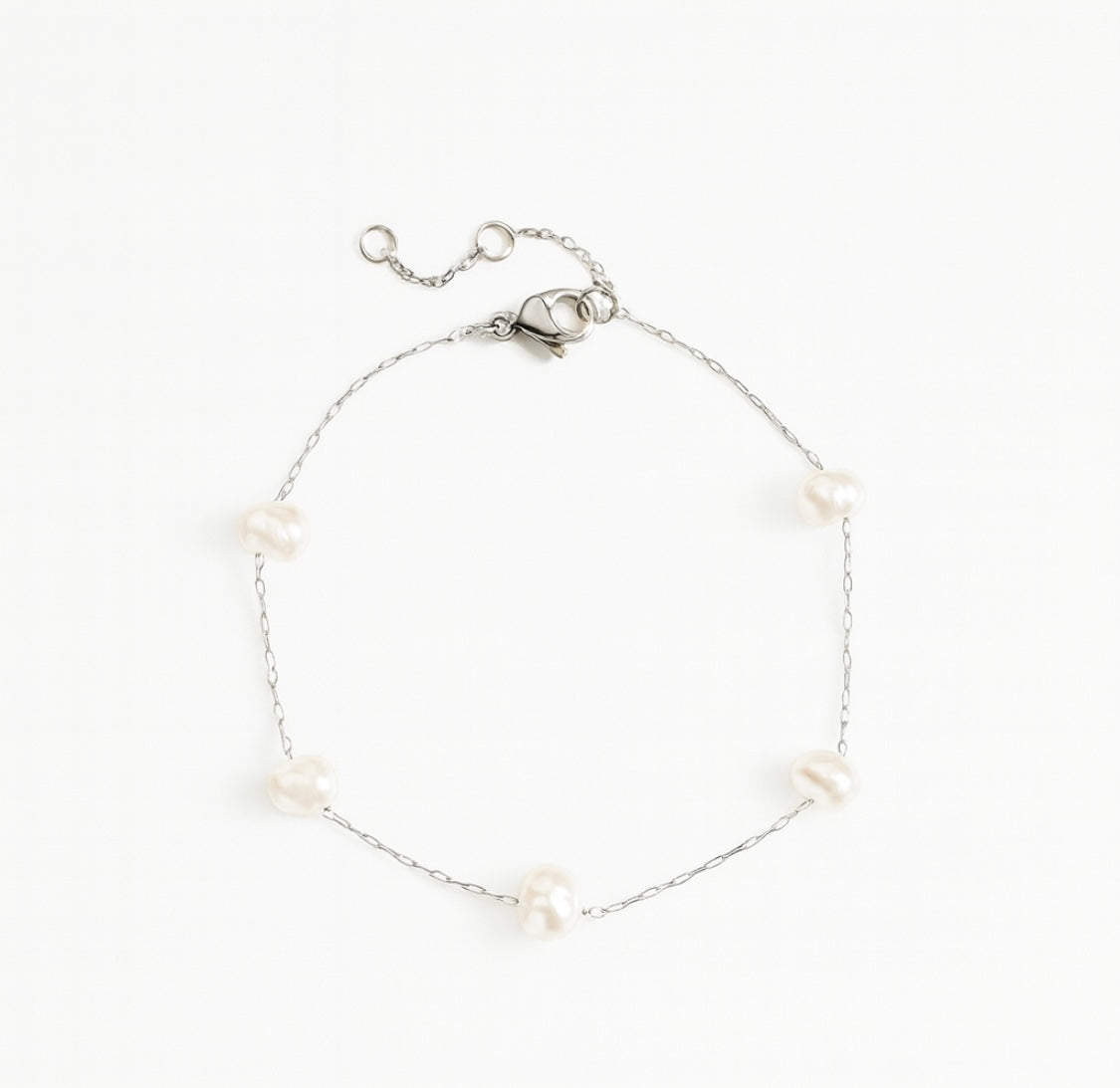 Feiner Damenarmband mit Süßwasserperlen – Minimalistischer Stil & Eleganz