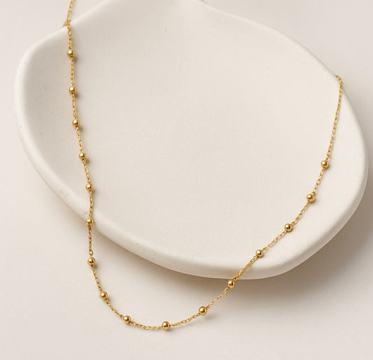 Feine Kugelkette aus S925 Sterlingsilber