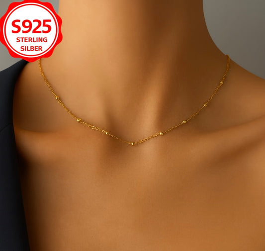 Feine Kugelkette aus S925 Sterlingsilber