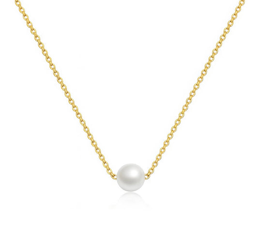 Perlenkette „Pure Grace“ – 18 Karat vergoldet