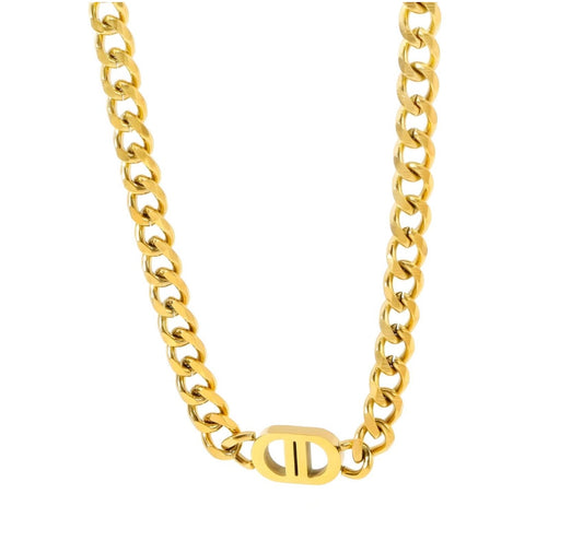 Statement-Gliederkette „Bold Icon“ – 18 Karat vergoldet