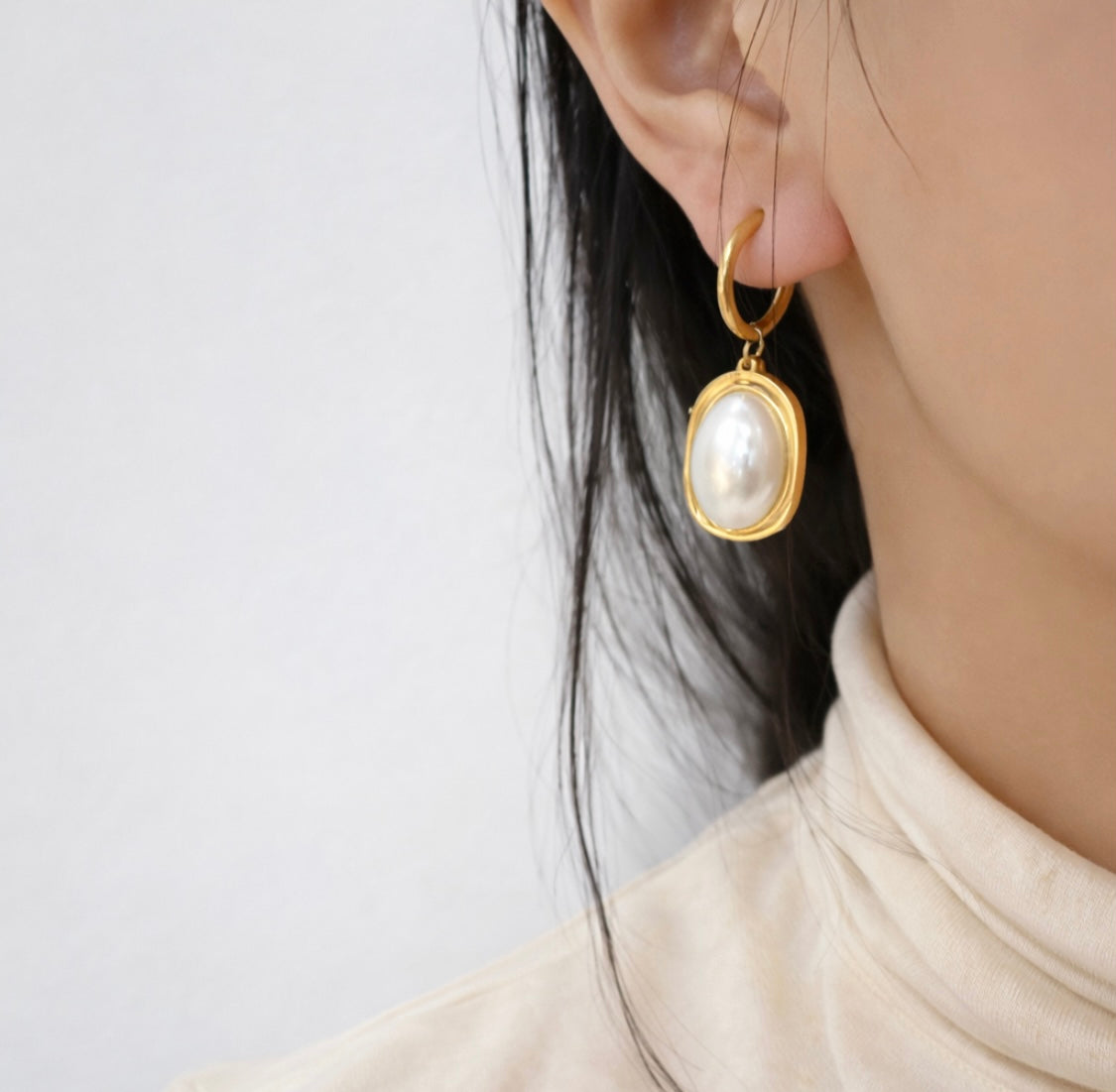 chmuckset „Fleur d’Estime“ – 18K vergoldet, Edelstahl