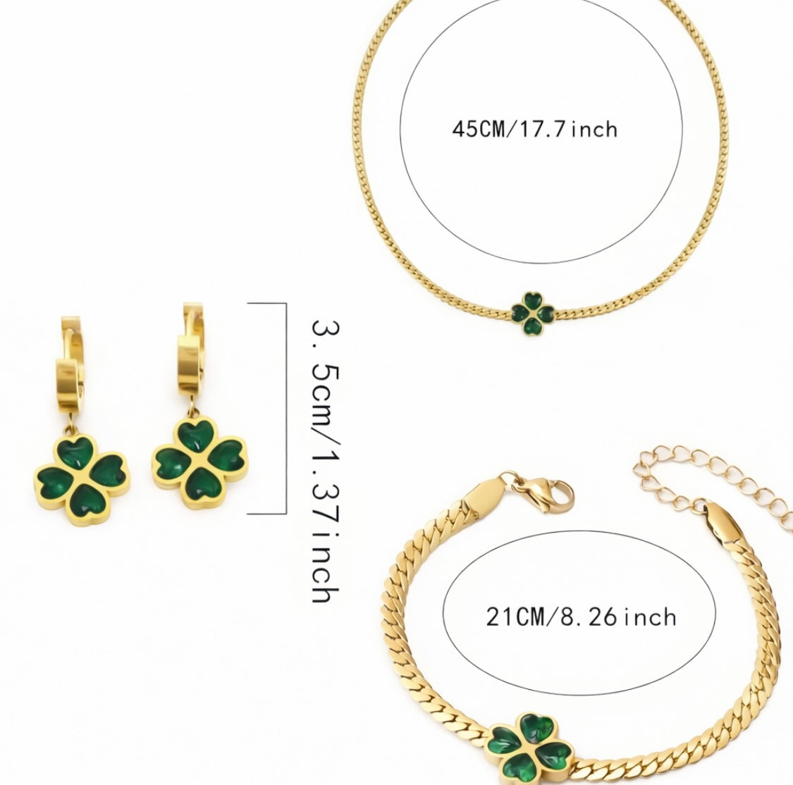Chance Éternelle“ Schmuckset von Fleur D’Estime