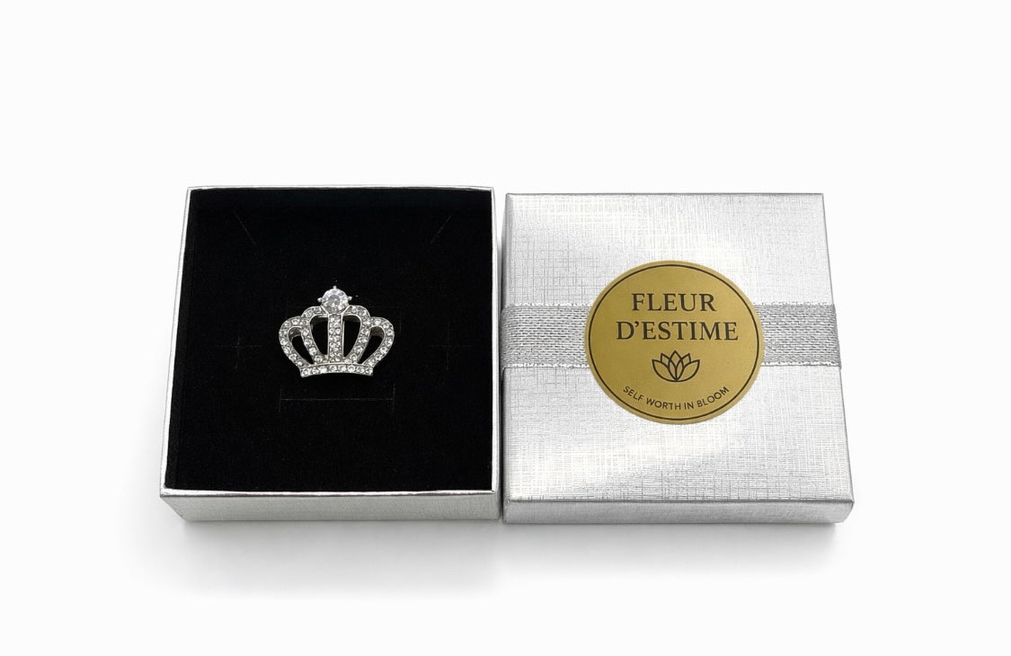 Strass-Kronenbrosche – Fleur d’Estime